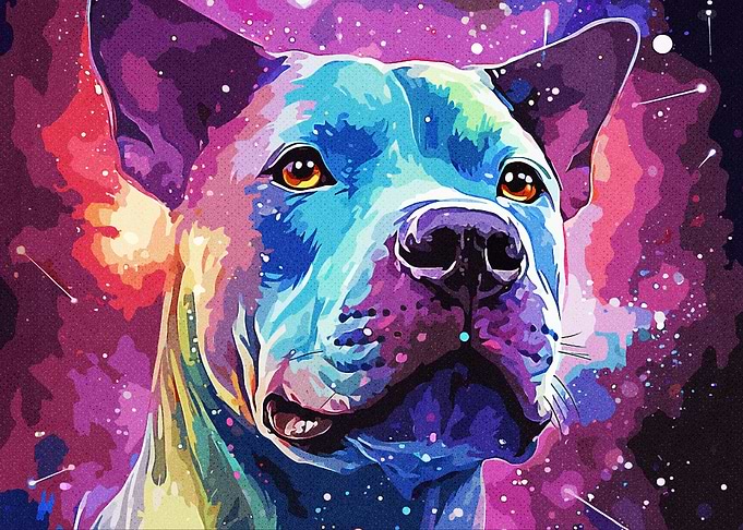 Paint Expression Dog