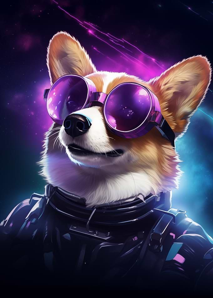 The Cyberpunk Corgi