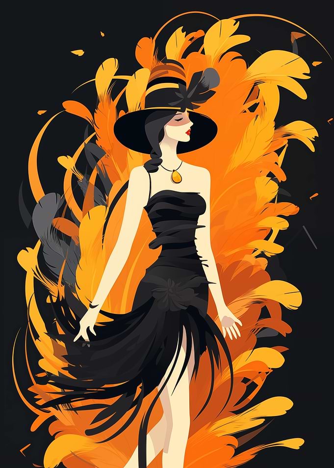 Art Deco Lady