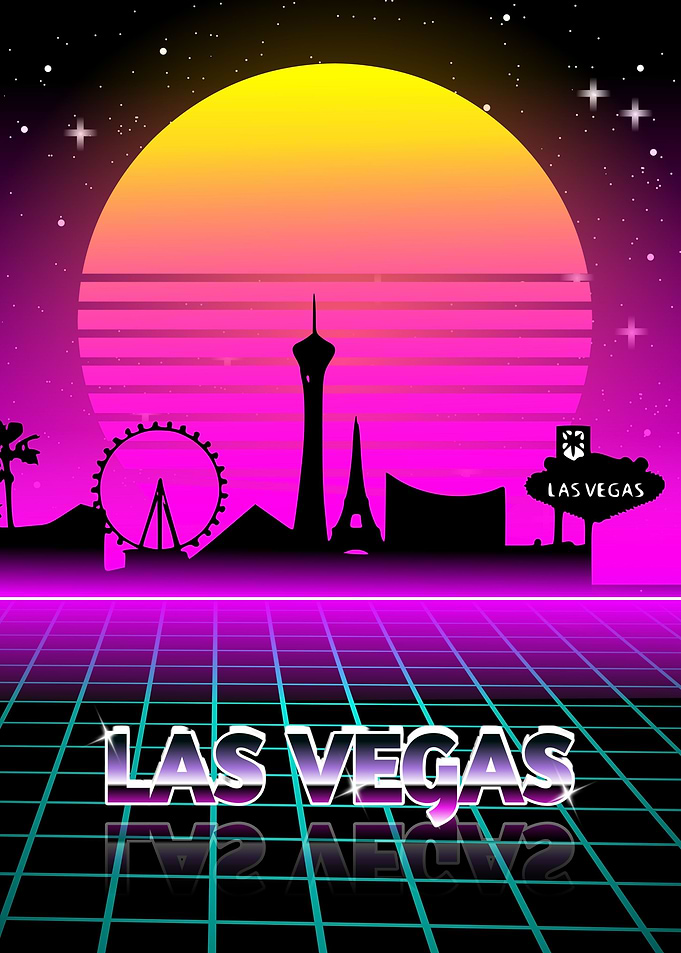 Las vegas synthwave