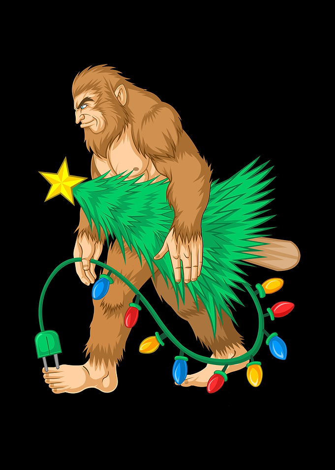 bigfoot christmas tree