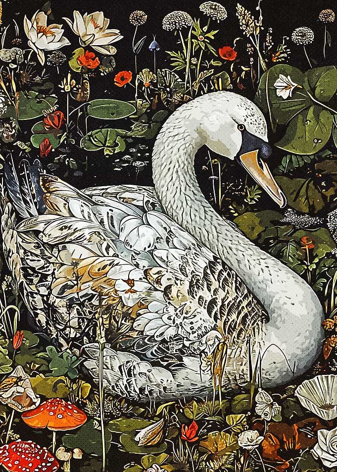 Swan Abstract
