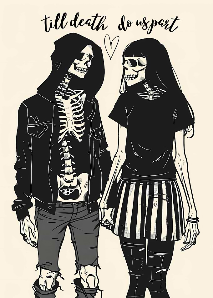 Skeleton Love and Death