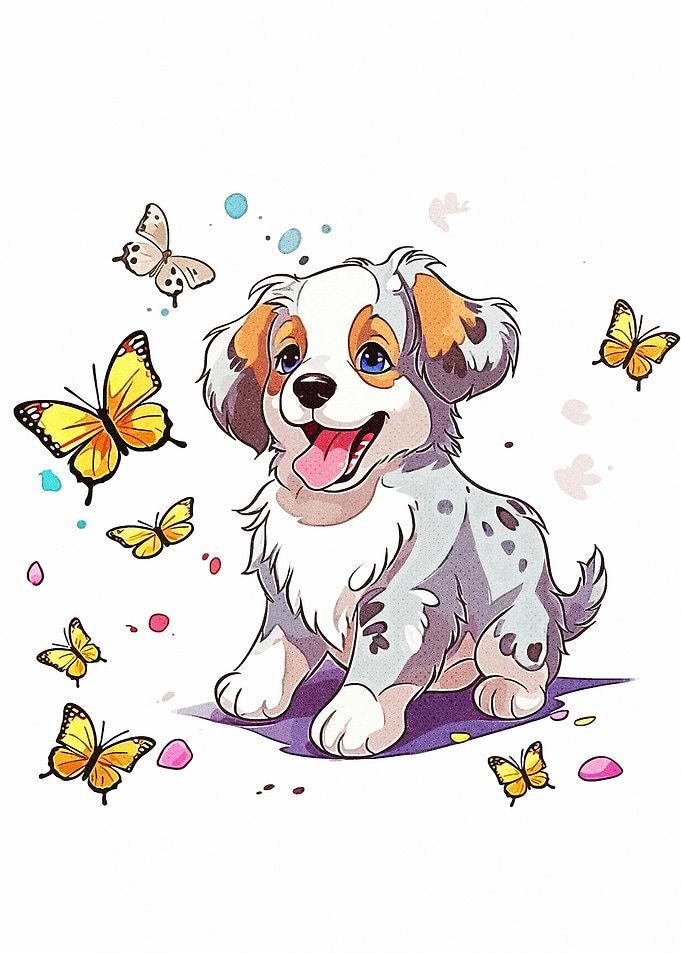 Drawing Dog Nature