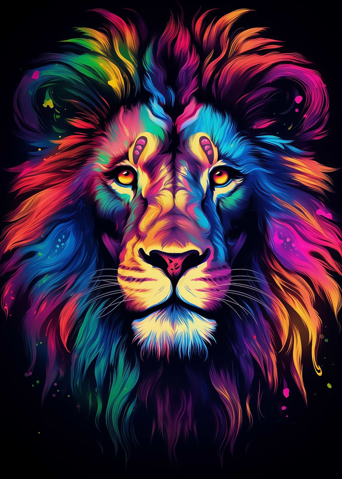 Neon Lion