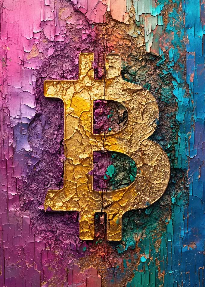 Pastel Bitcoin Logo