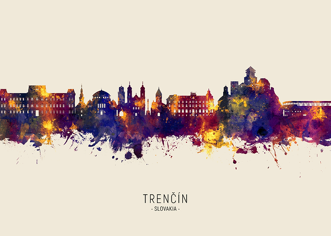 Trencin Skyline Slovakia