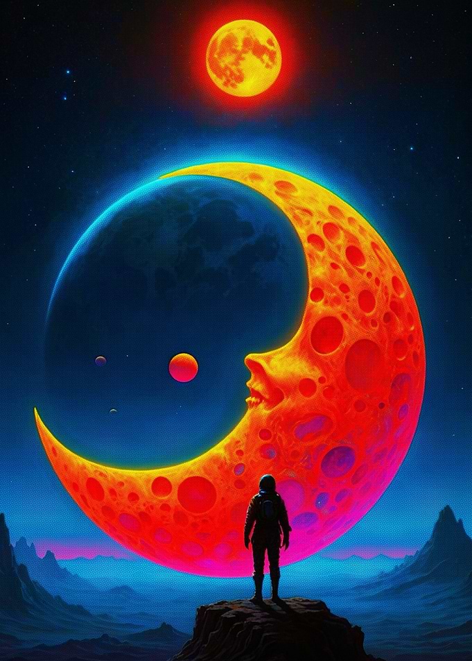 Fly me to the moon