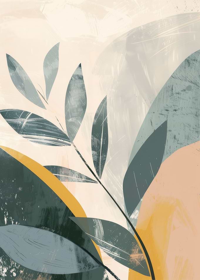 Abstract floral botanic
