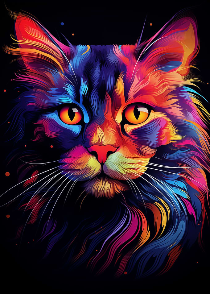 Neon Cat