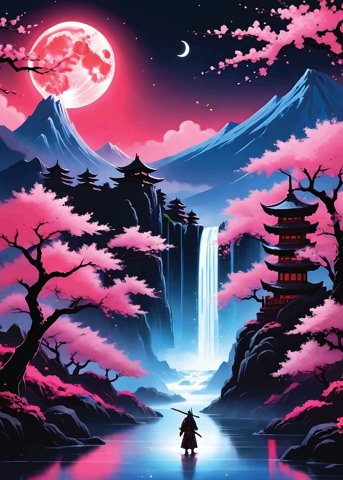 landscape neon japan