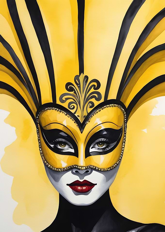 Woman Portrait Carnival 3