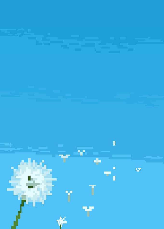 Dandelion Pixel Art