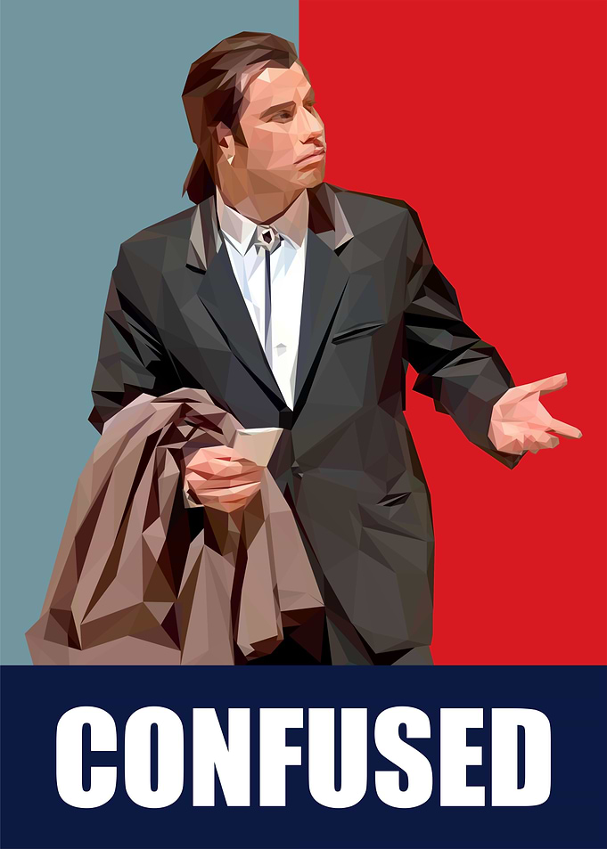 confused travolta meme