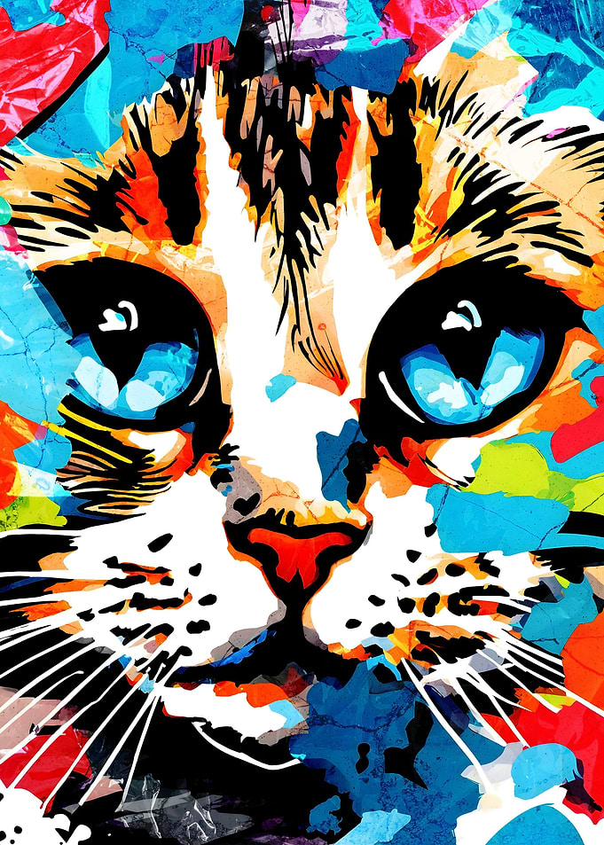 Colorful Cat