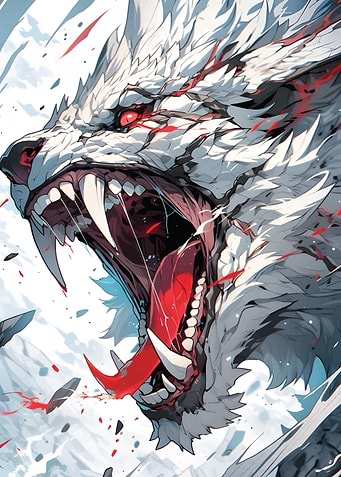 Fantasy wolf