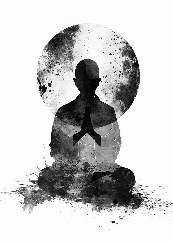 Abstract Minimalistic Monk