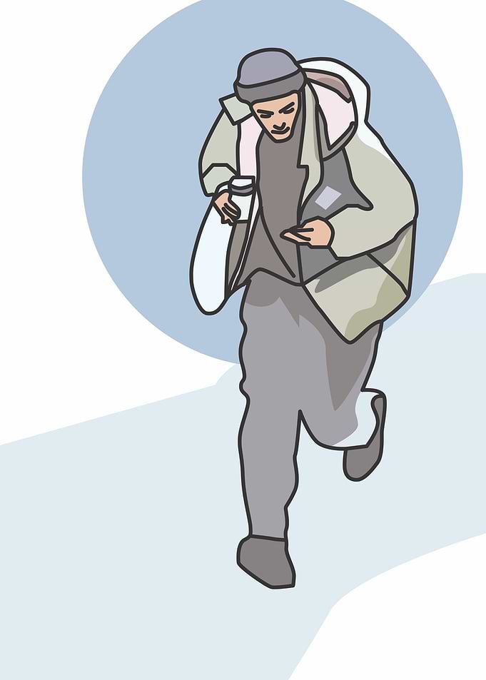 A Man Running