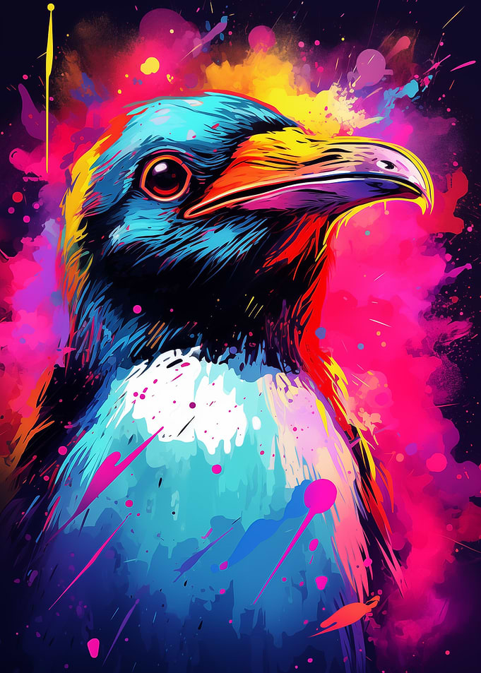 Neon Penguin