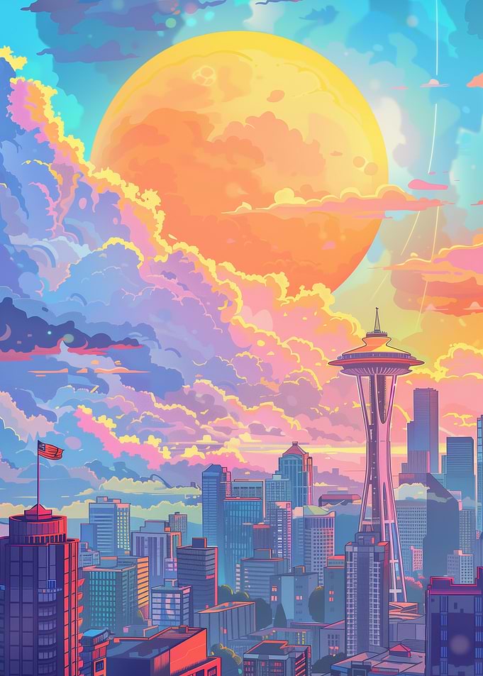 Colorful Mode of Seattle
