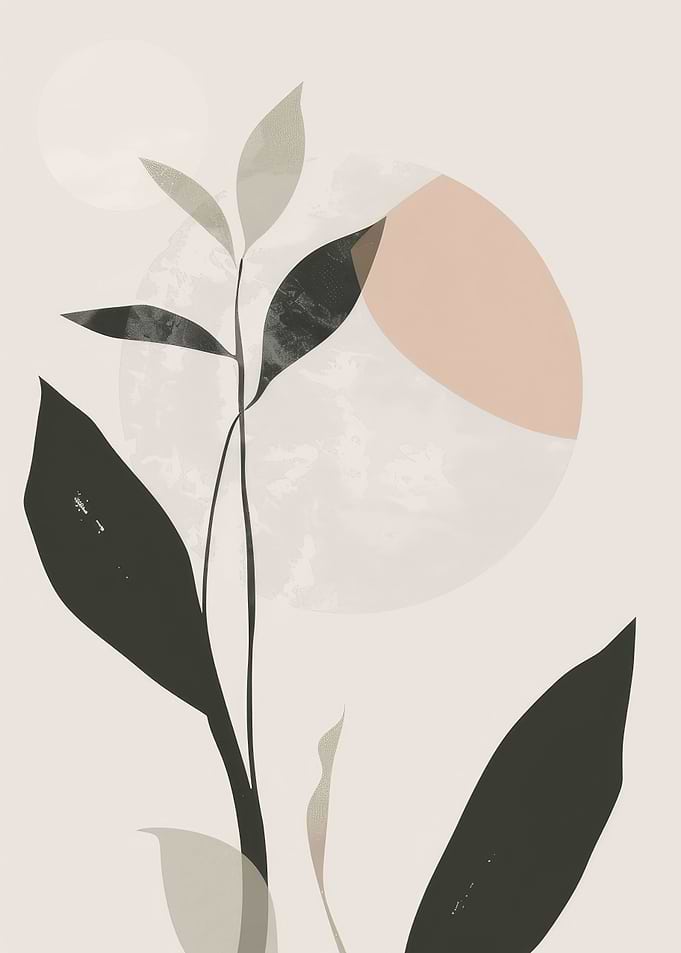 Abstract Tropical leaf