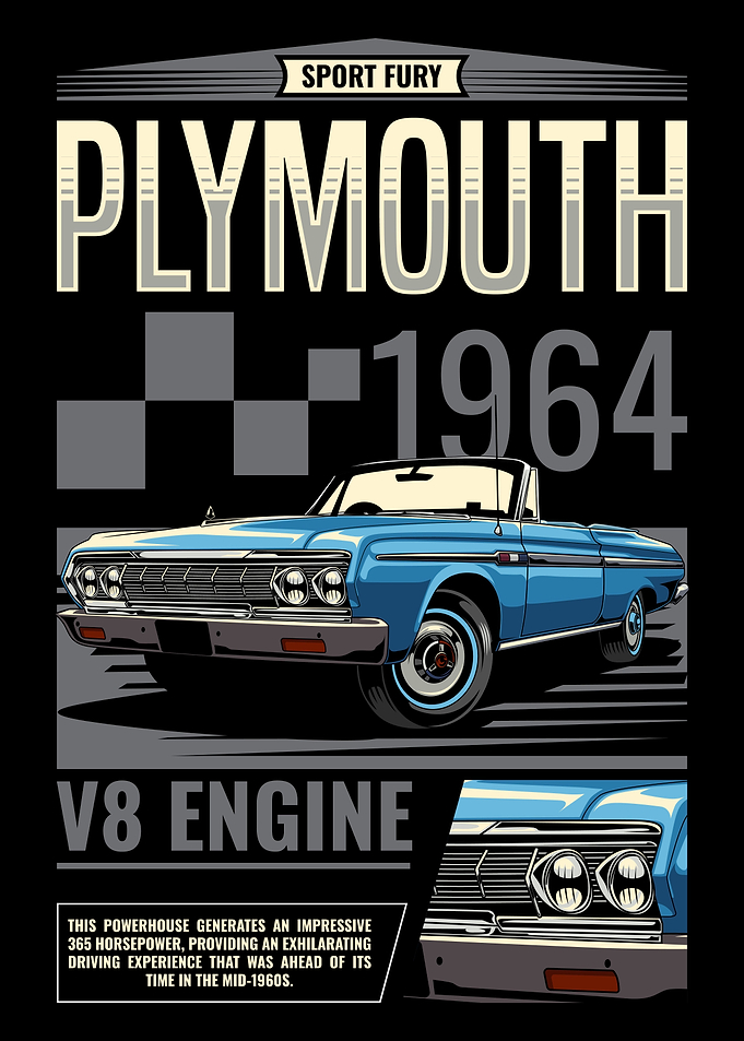 Sport Fury V8 Muscle Car