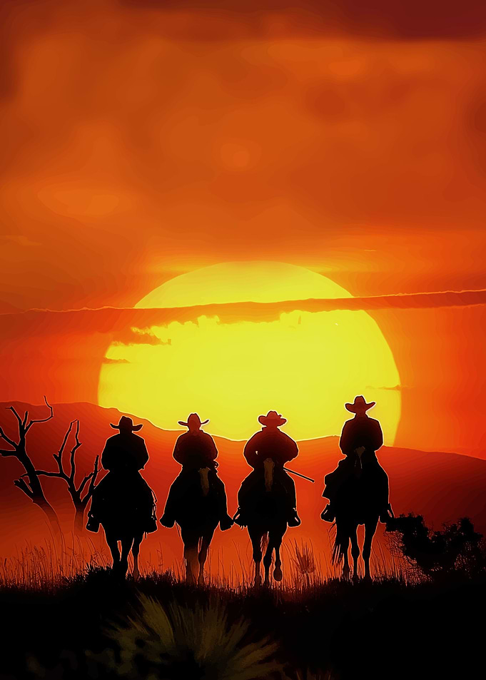 Riders of the Sunset pen