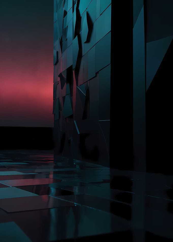 Modern Abstract Cracks