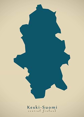 Central Finland map