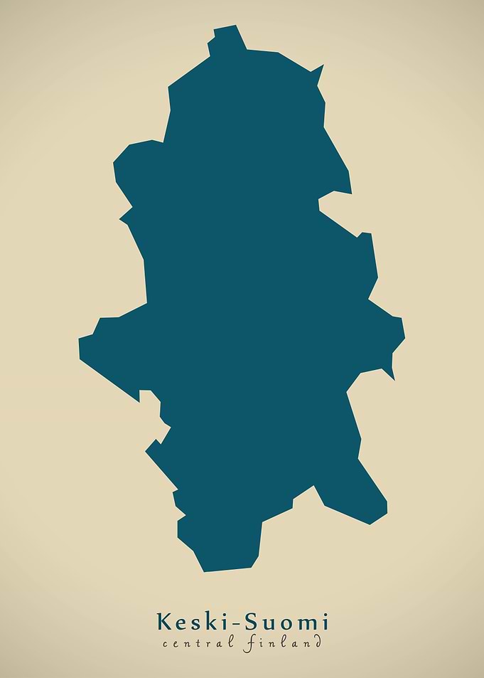 Central Finland map