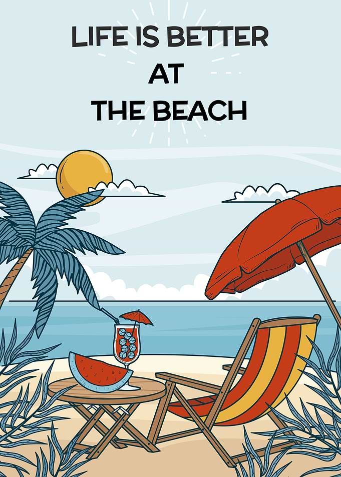 Find me at the beach