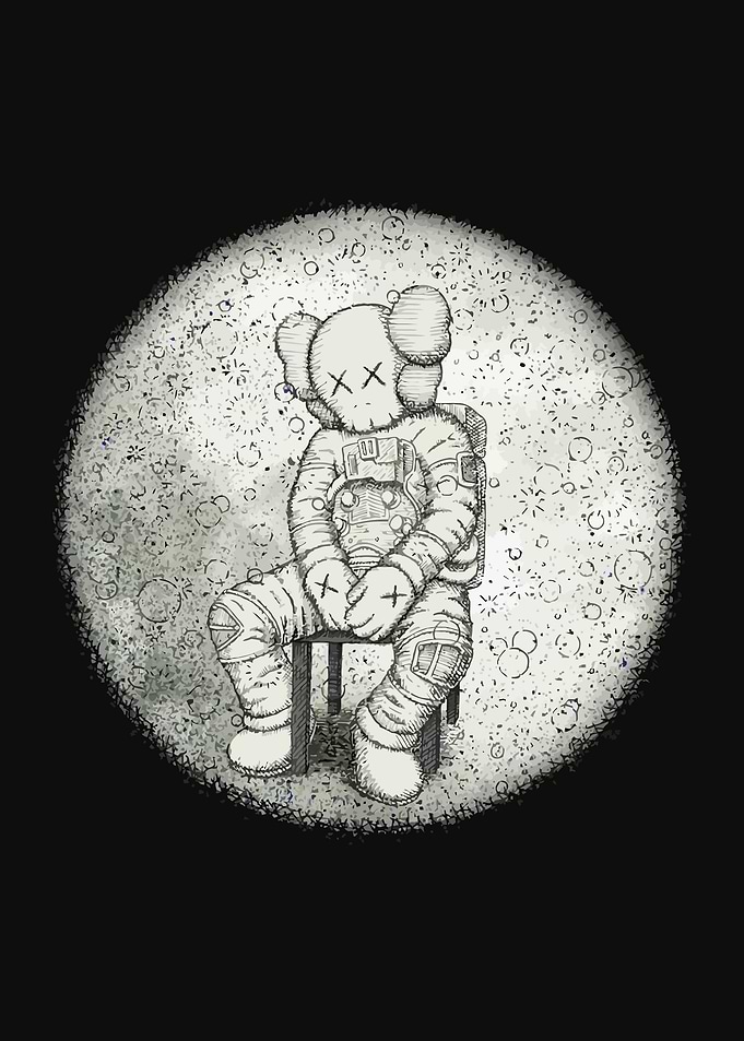 Kaws Moon