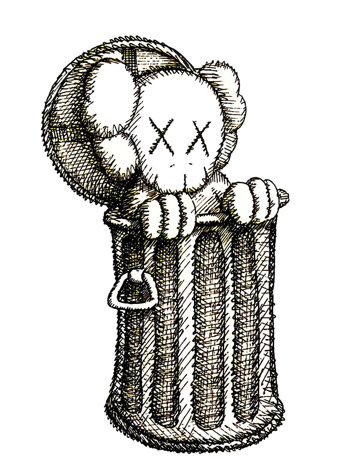 Kaws Trash