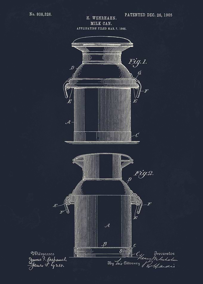 Milk Can 1905