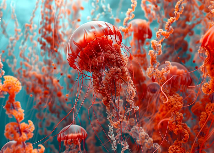 Jellyfish flowers