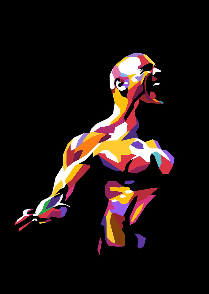 Muscle Gym Pop Art