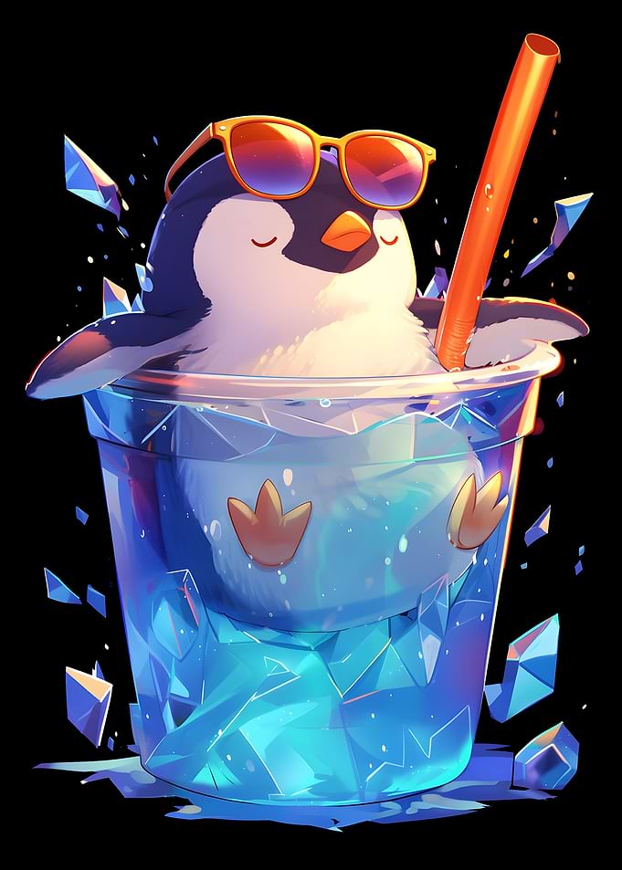 Ice Cold Penguin Drink