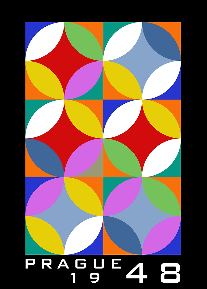 Bauhaus Prague 1948 Poster