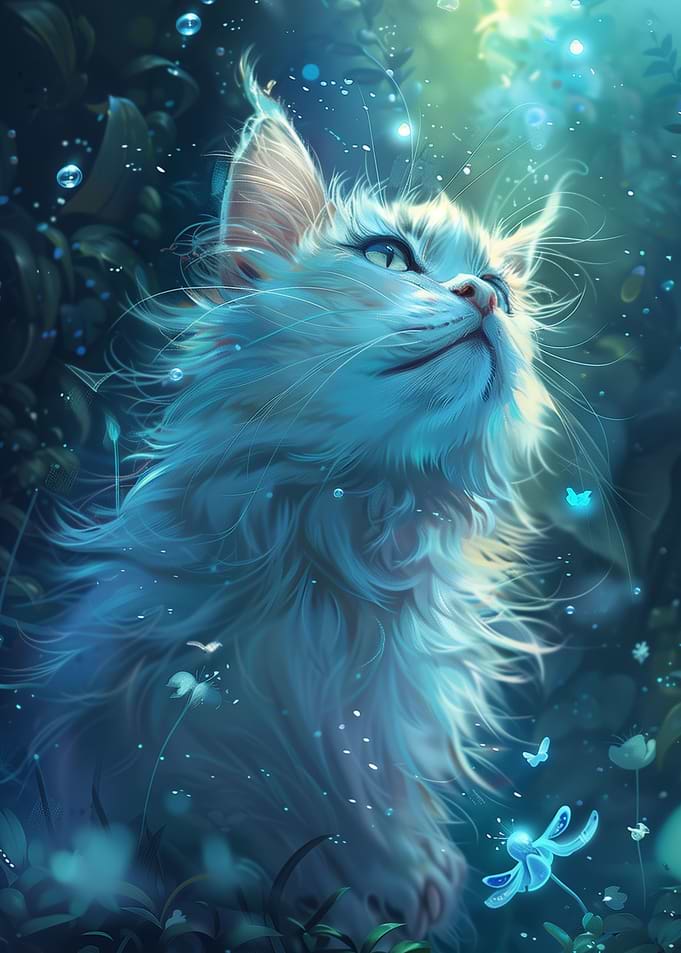 White cat