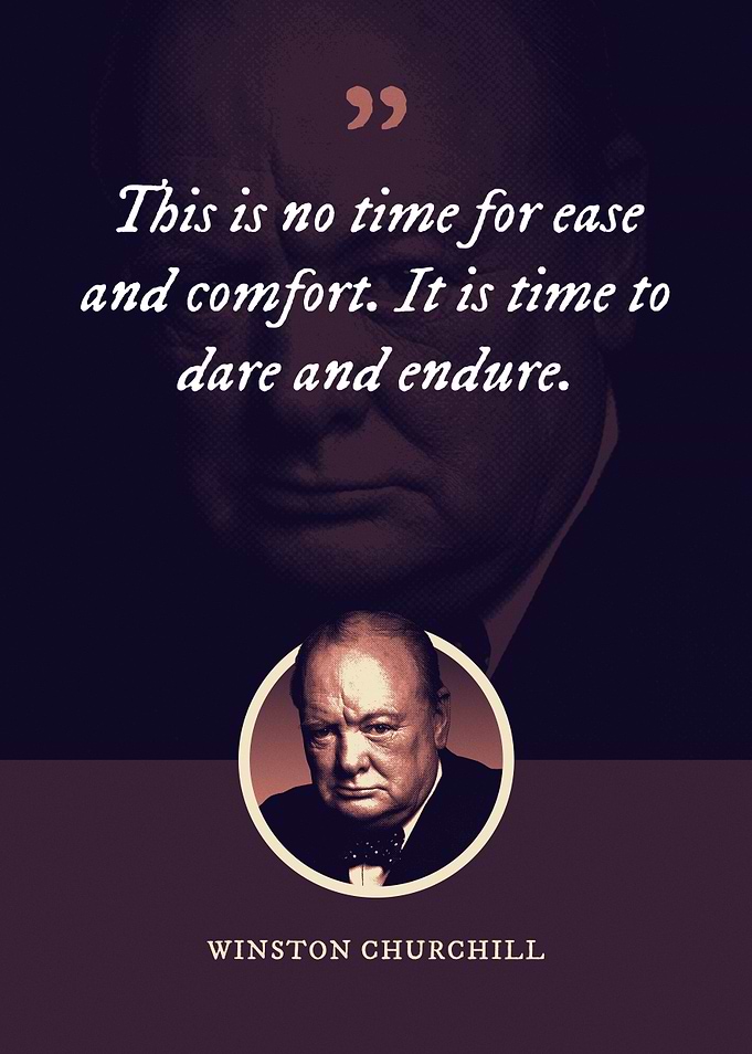 This is no time for ease