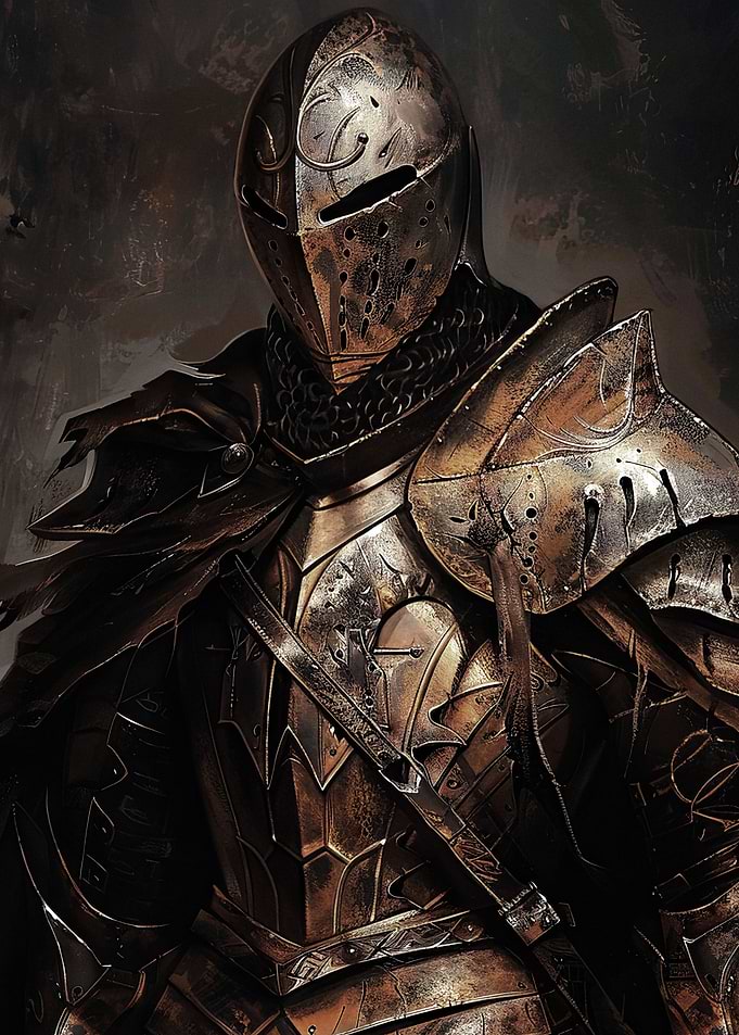 Knight in armour