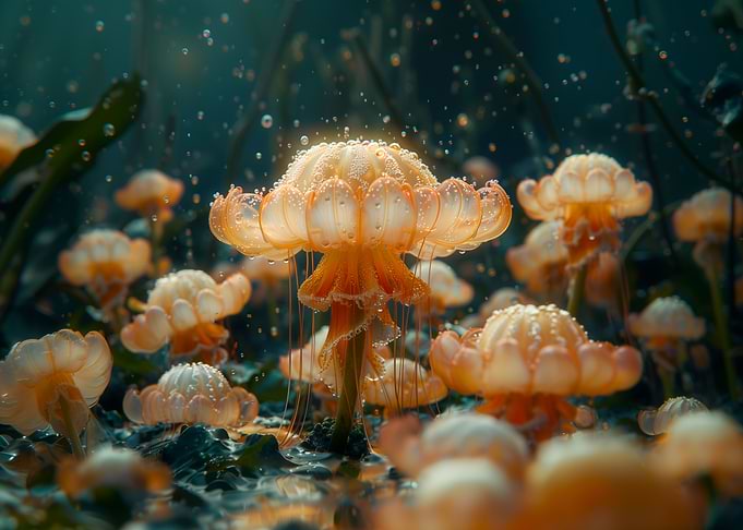 Jellyfish flowers