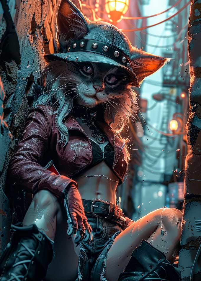 Punk Cat Rebel