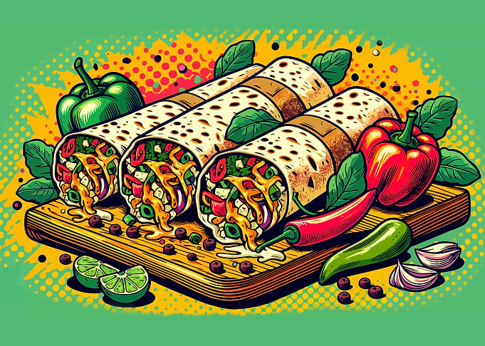 Taquito Mexican dish