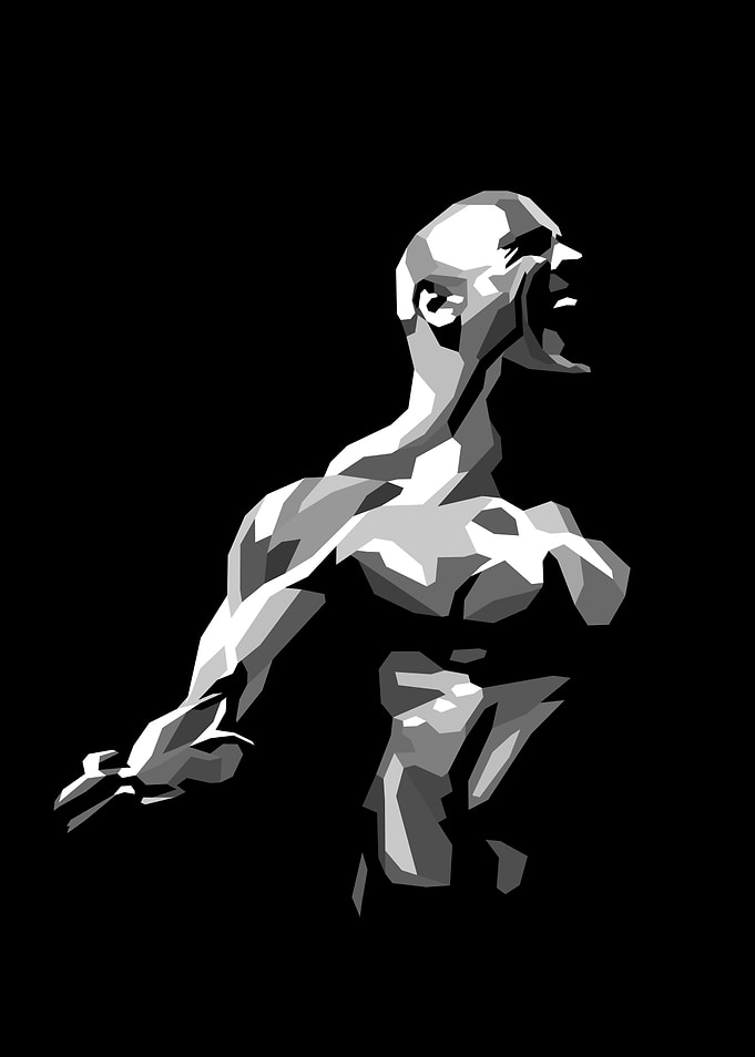 Muscle Gym Pop Art