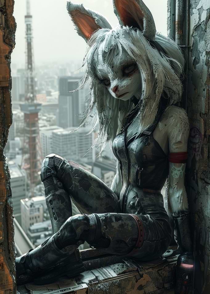 City Emo Punk Rabbit