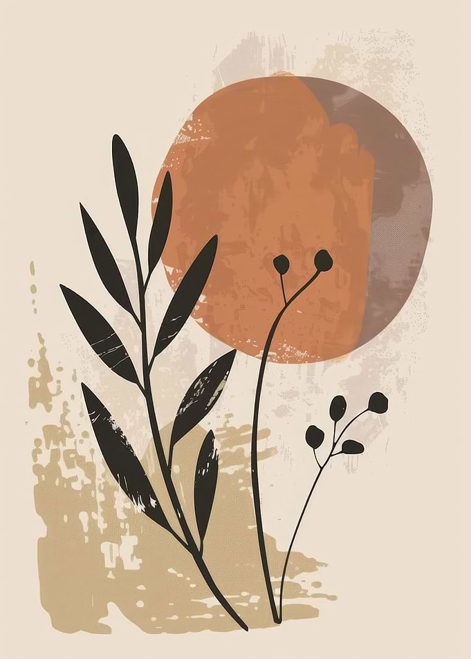 Abstract floral botanic