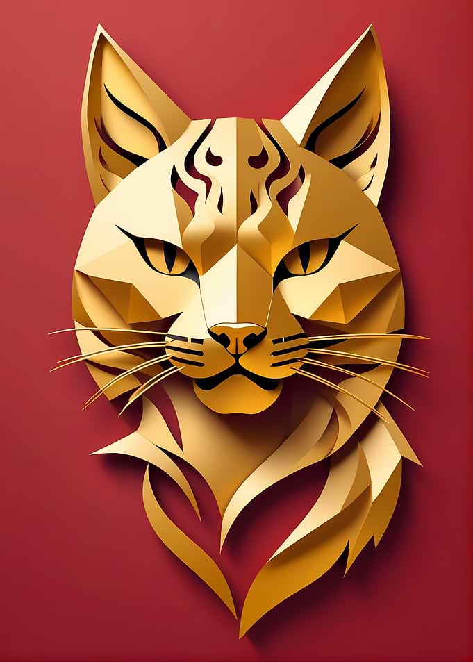 Paper Cat Gold
