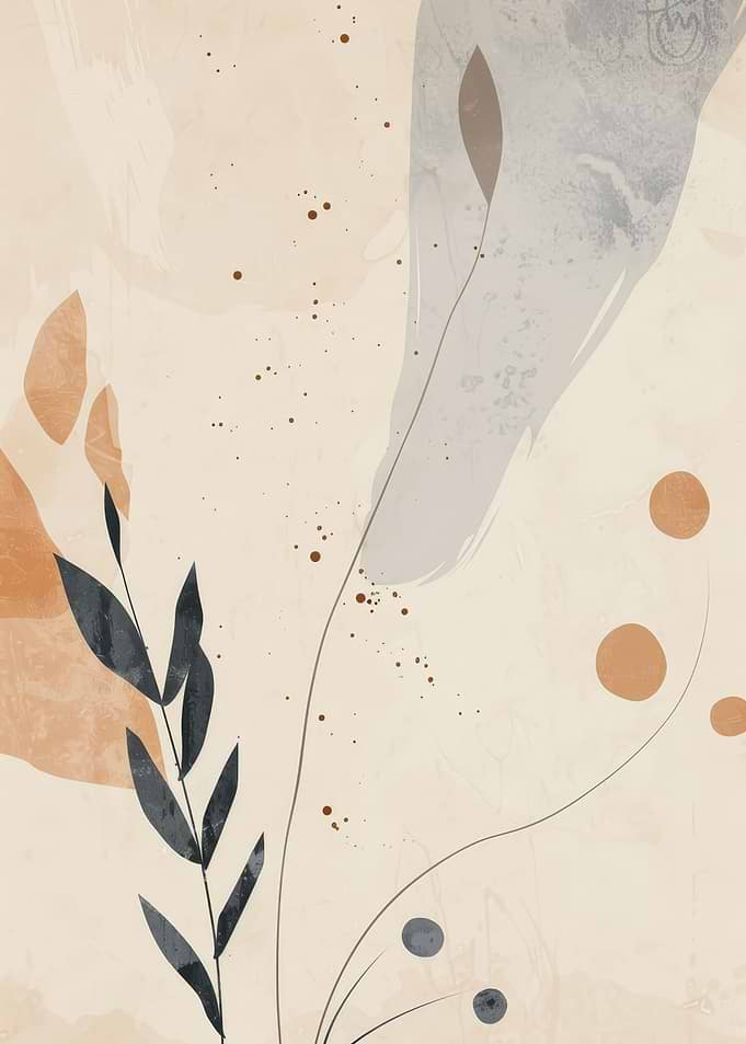 Abstract floral botanic