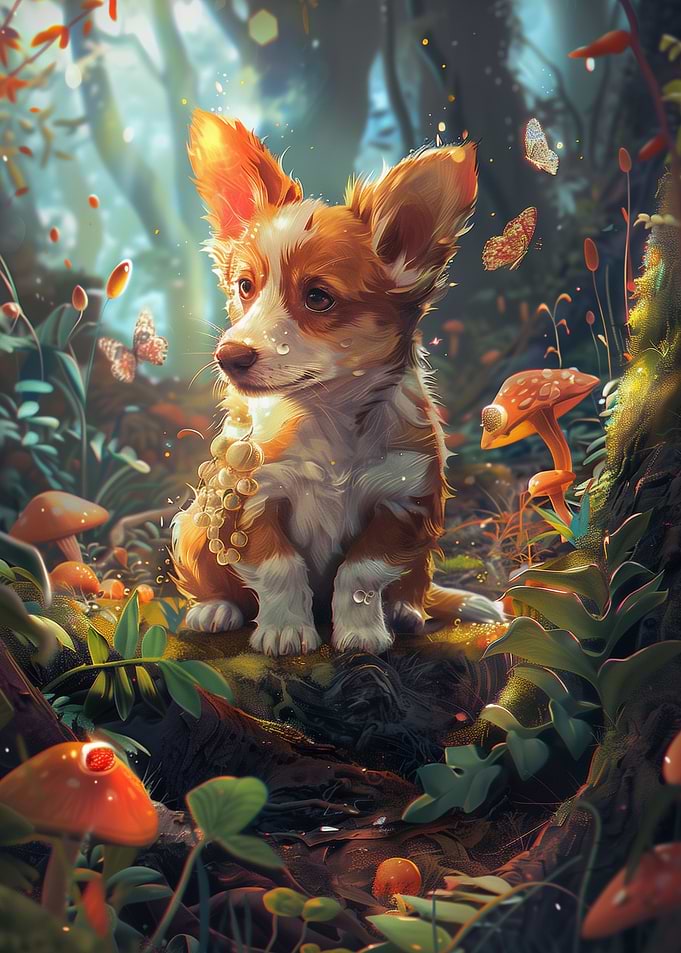 Forest doggo